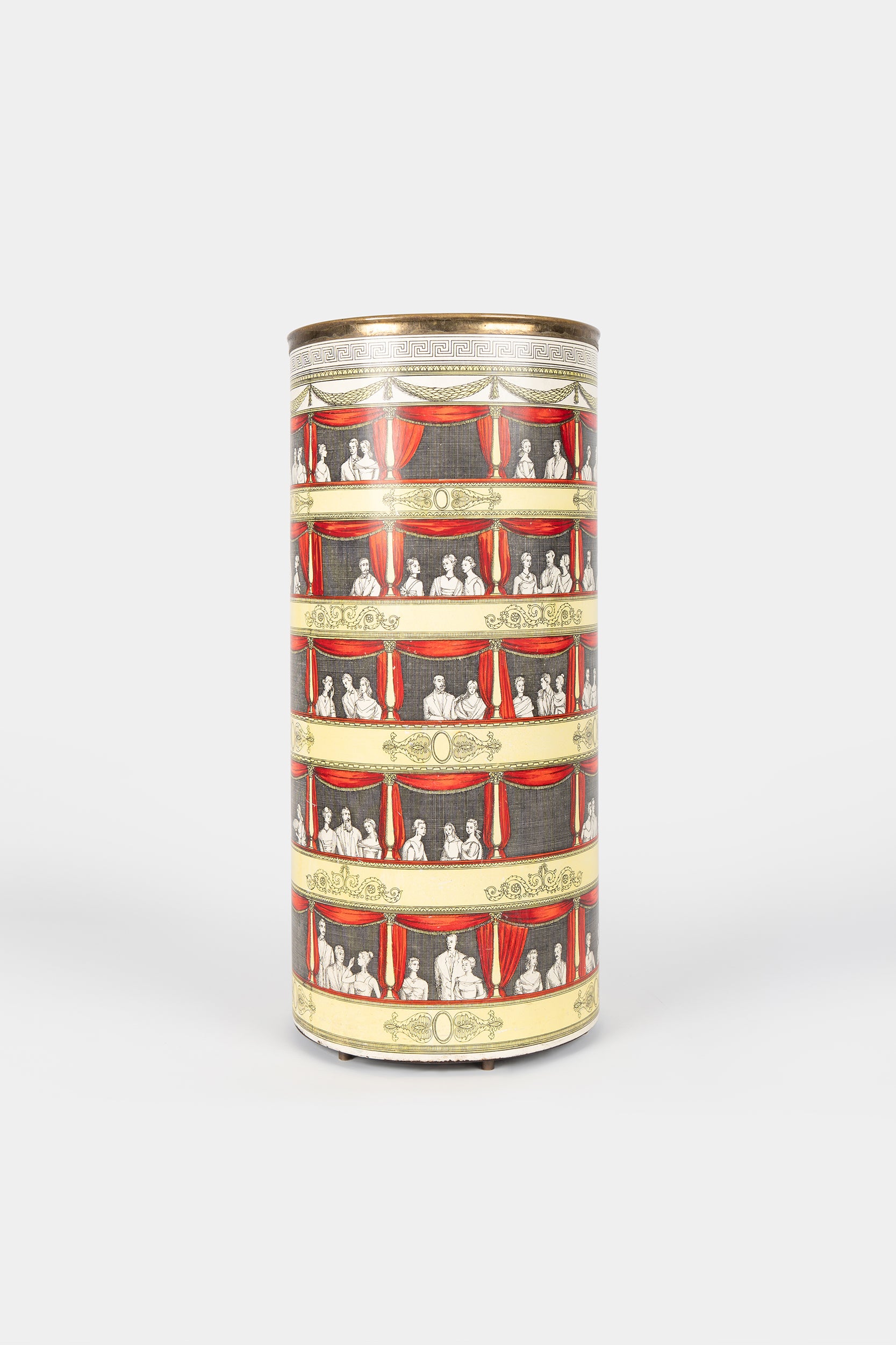 Piero Fornasetti, umbrella stand, Italy, 80s
