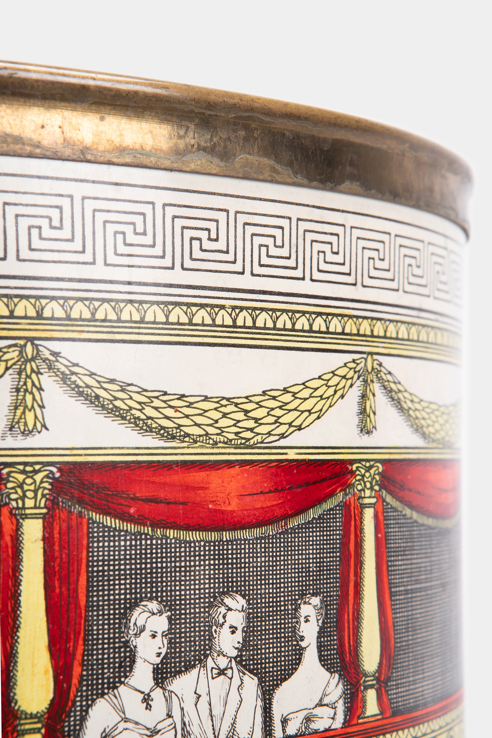 Piero Fornasetti, umbrella stand, Italy, 80s