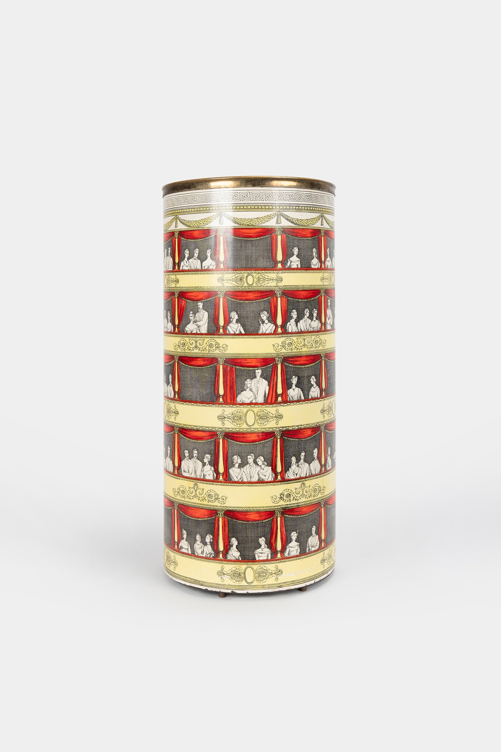 Piero Fornasetti, umbrella stand, Italy, 80s
