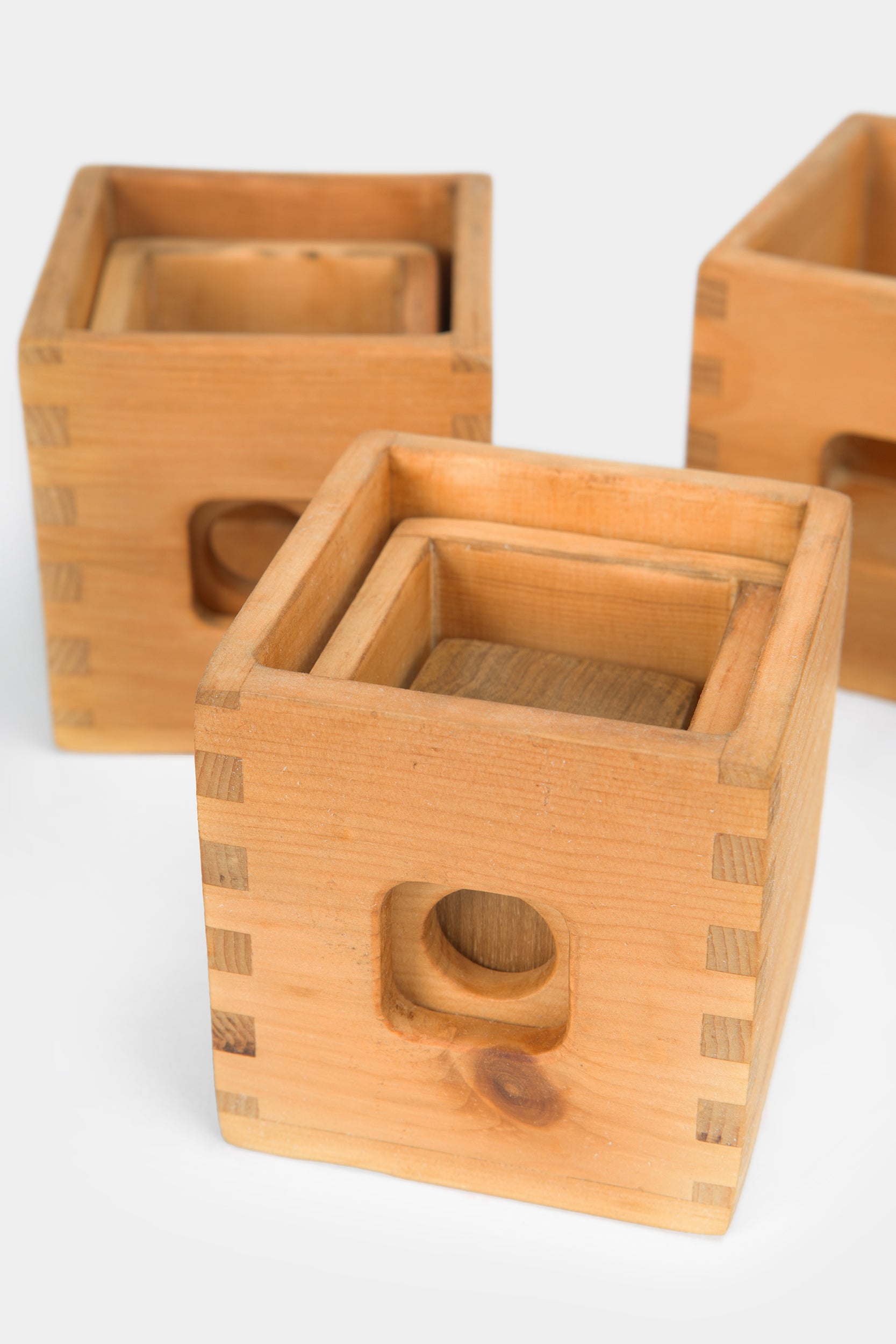 36 Holzbausteine, Schreinerarbeit, Schweiz, 70er