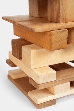 36 Holzbausteine, Schreinerarbeit, Schweiz, 70er