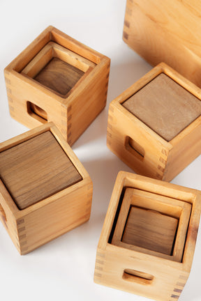 36 Holzbausteine, Schreinerarbeit, Schweiz, 70er
