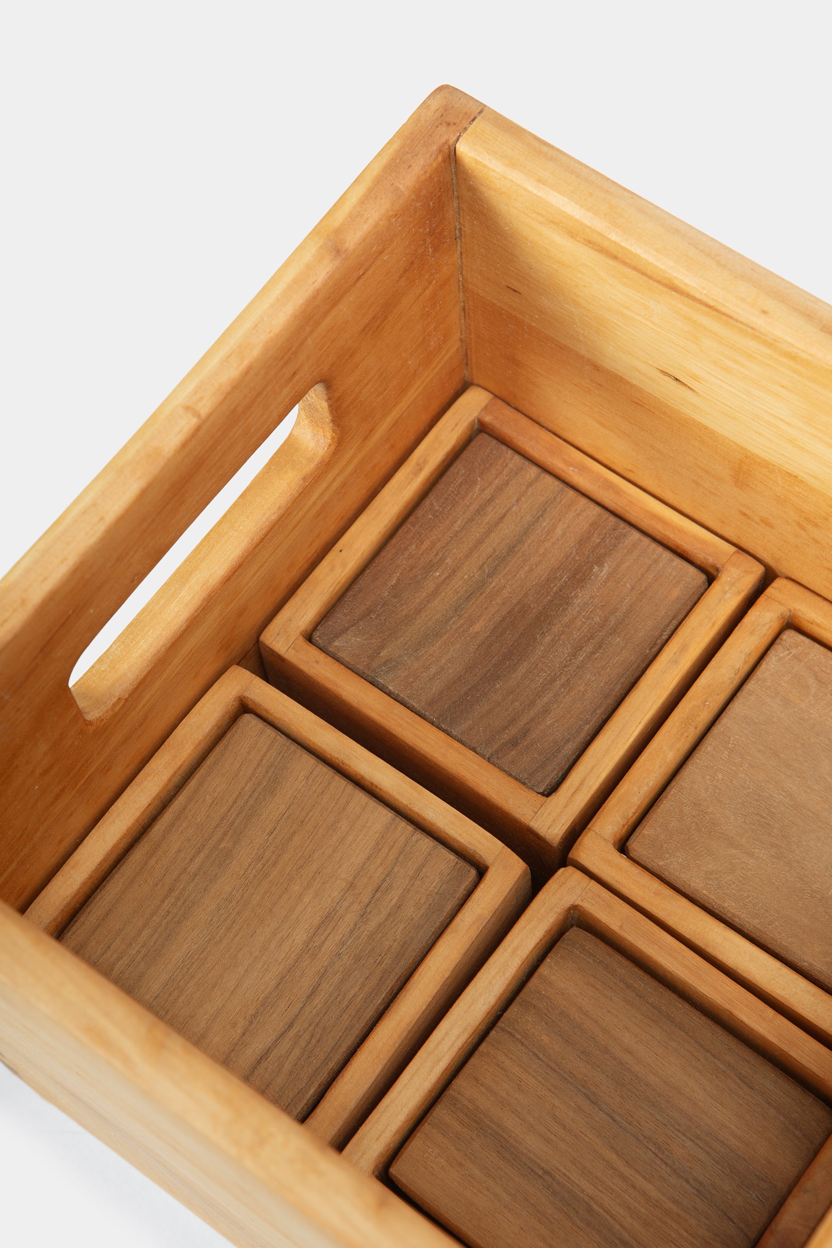 36 Holzbausteine, Schreinerarbeit, Schweiz, 70er
