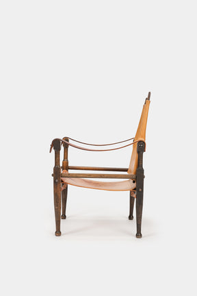 Wilhelm Kienzle, Safari Chair, Leder, 50er