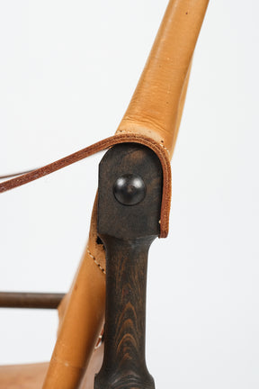 Wilhelm Kienzle, Safari Chair, Leather, 50s