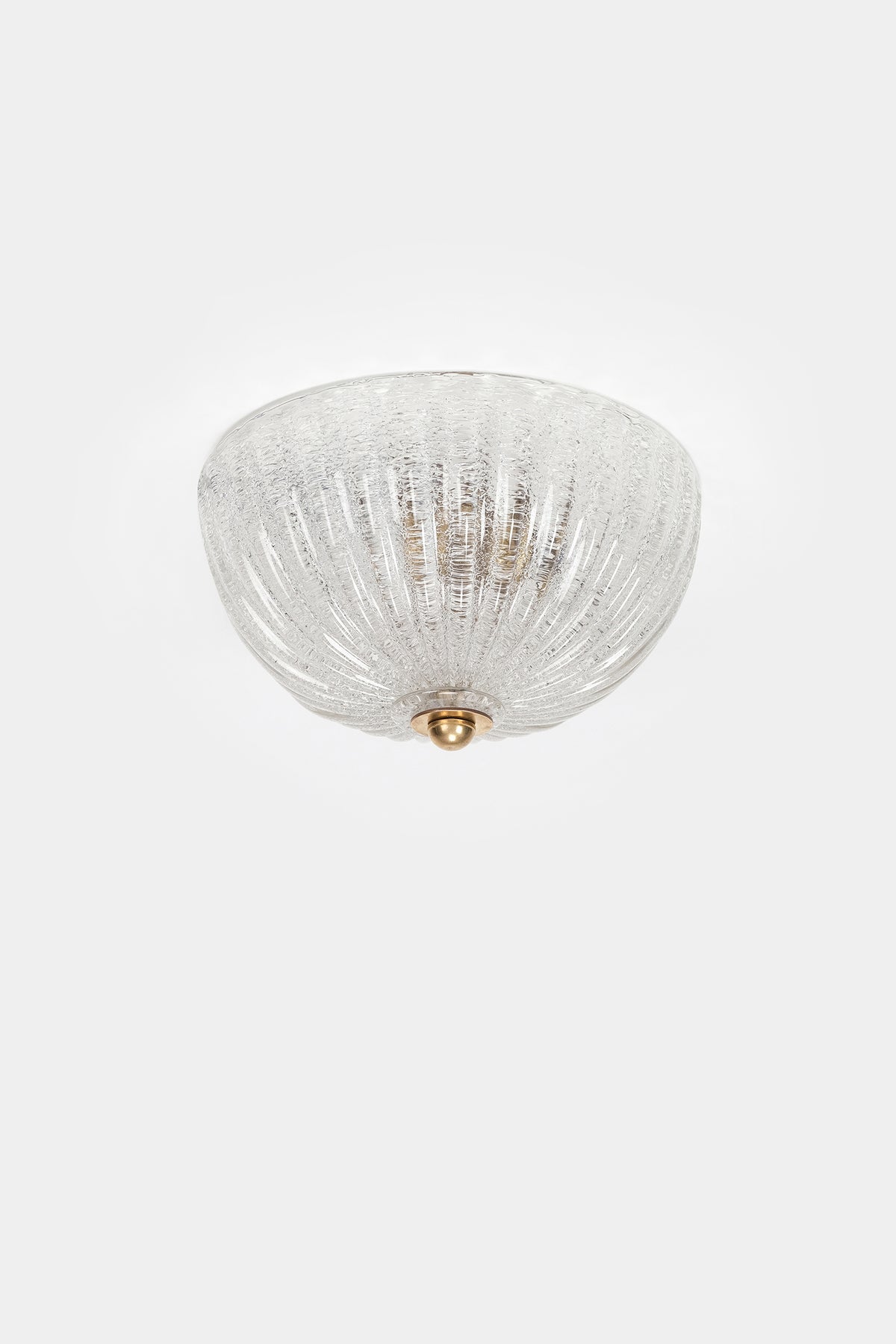 Deckenlampe mit Glasdom, Barovier & Toso, 40er
