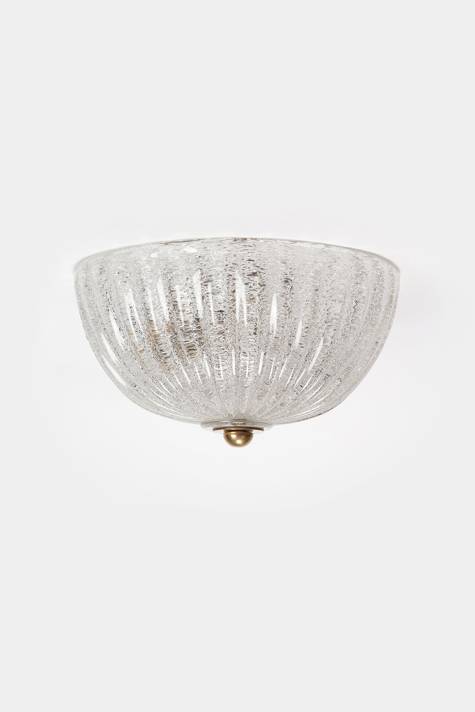 Deckenlampe mit Glasdom, Barovier & Toso, 40er