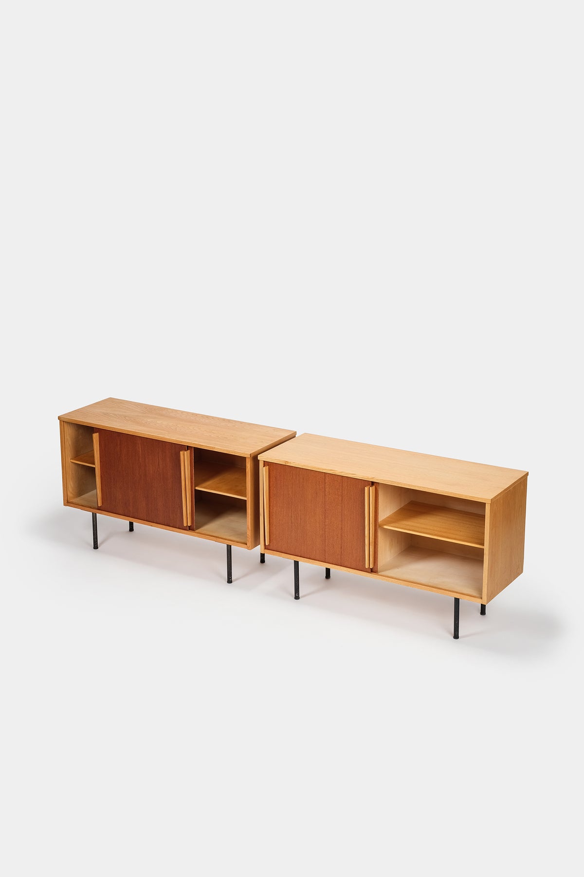 Pair of Side Cabinets, Germany, 50s