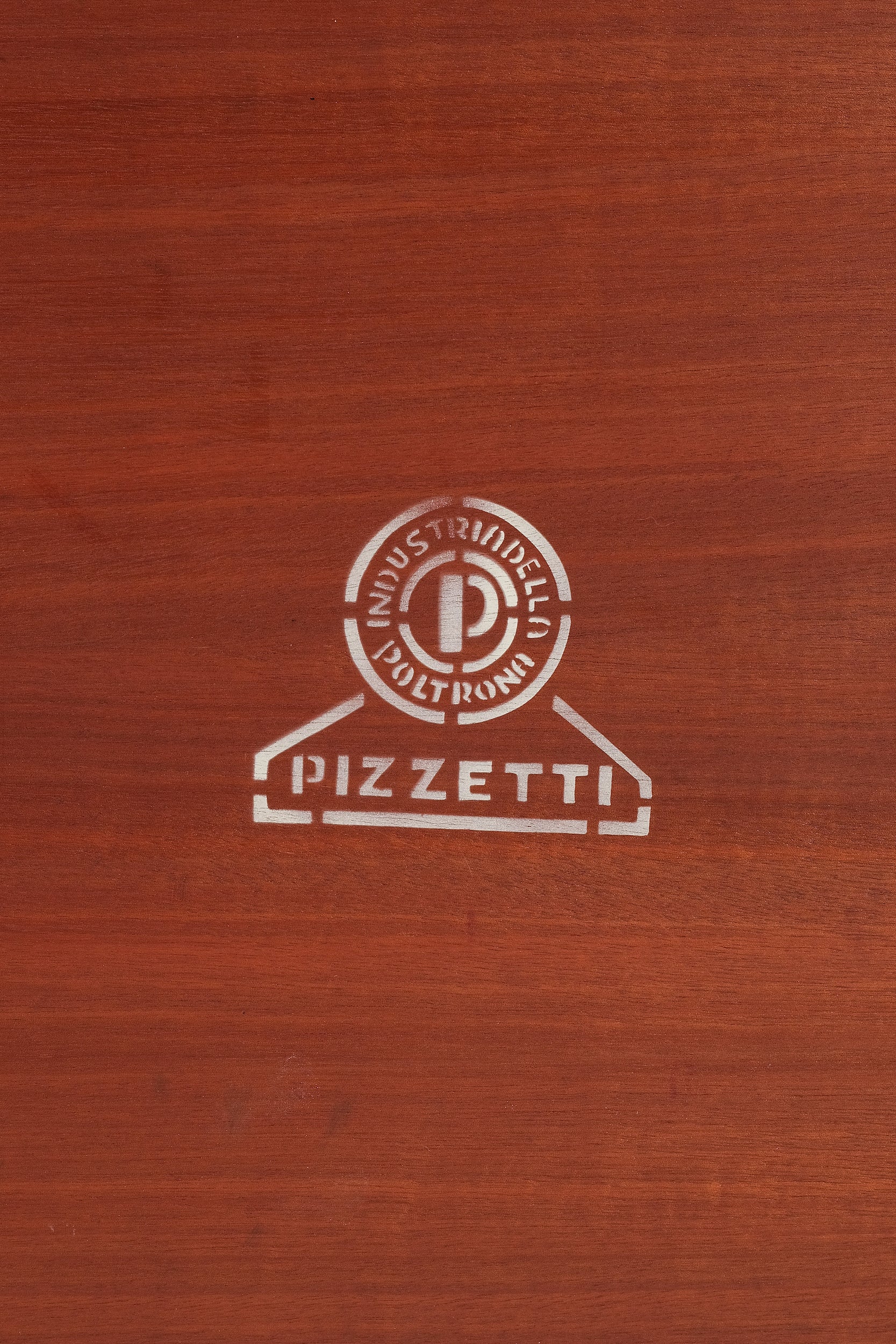 Fabrizio Pizzetti, Clubtisch, Palisander und Chrom, Industria Della Poltrona Pizzetti, Italien, 60er