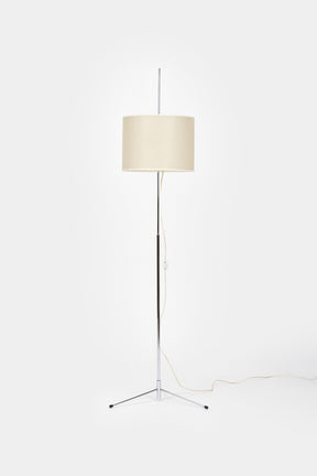 Floor Lamp with height adjustable Shade, Ruser and Kuntner, 60s