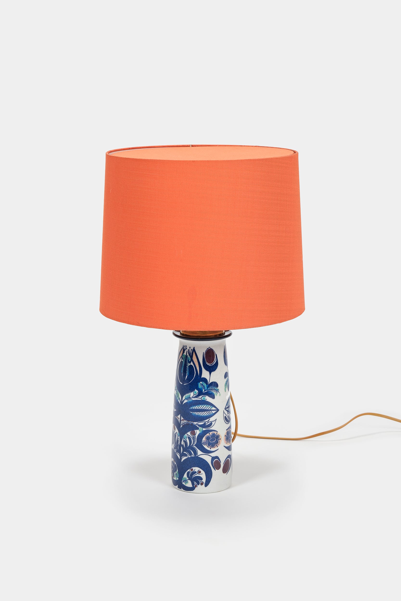 Berte Jessen, Table Lamp, Aluminia, Denmark, 60s