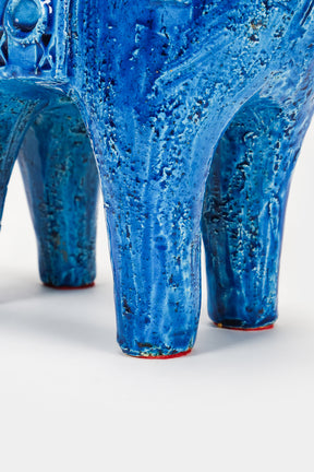 Aldo Londi, "Paisley" Horse, Rimini Blue, Bitossi, 1966