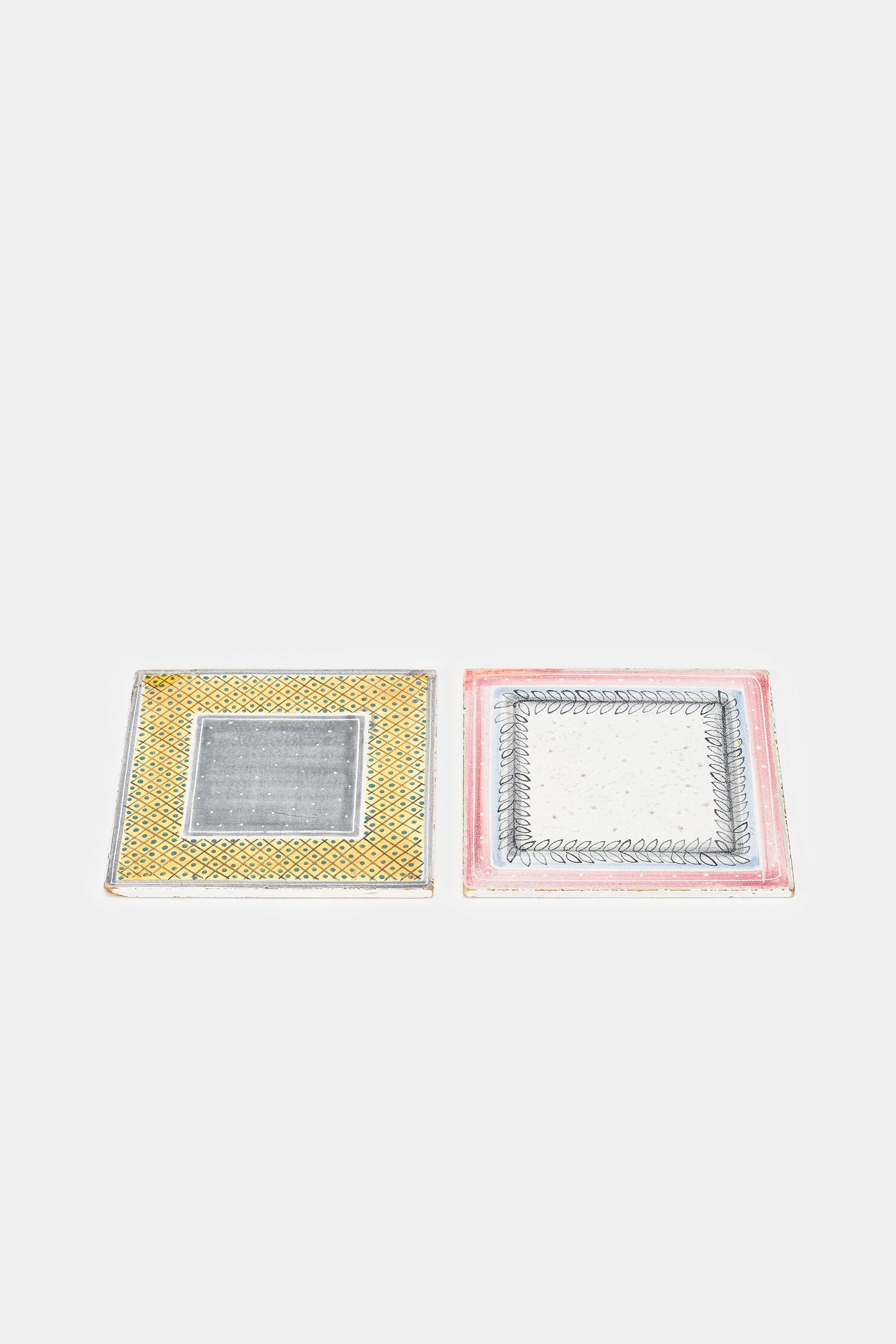 Arnold Zahner, Pair of Coasters, Ceramic, 50s