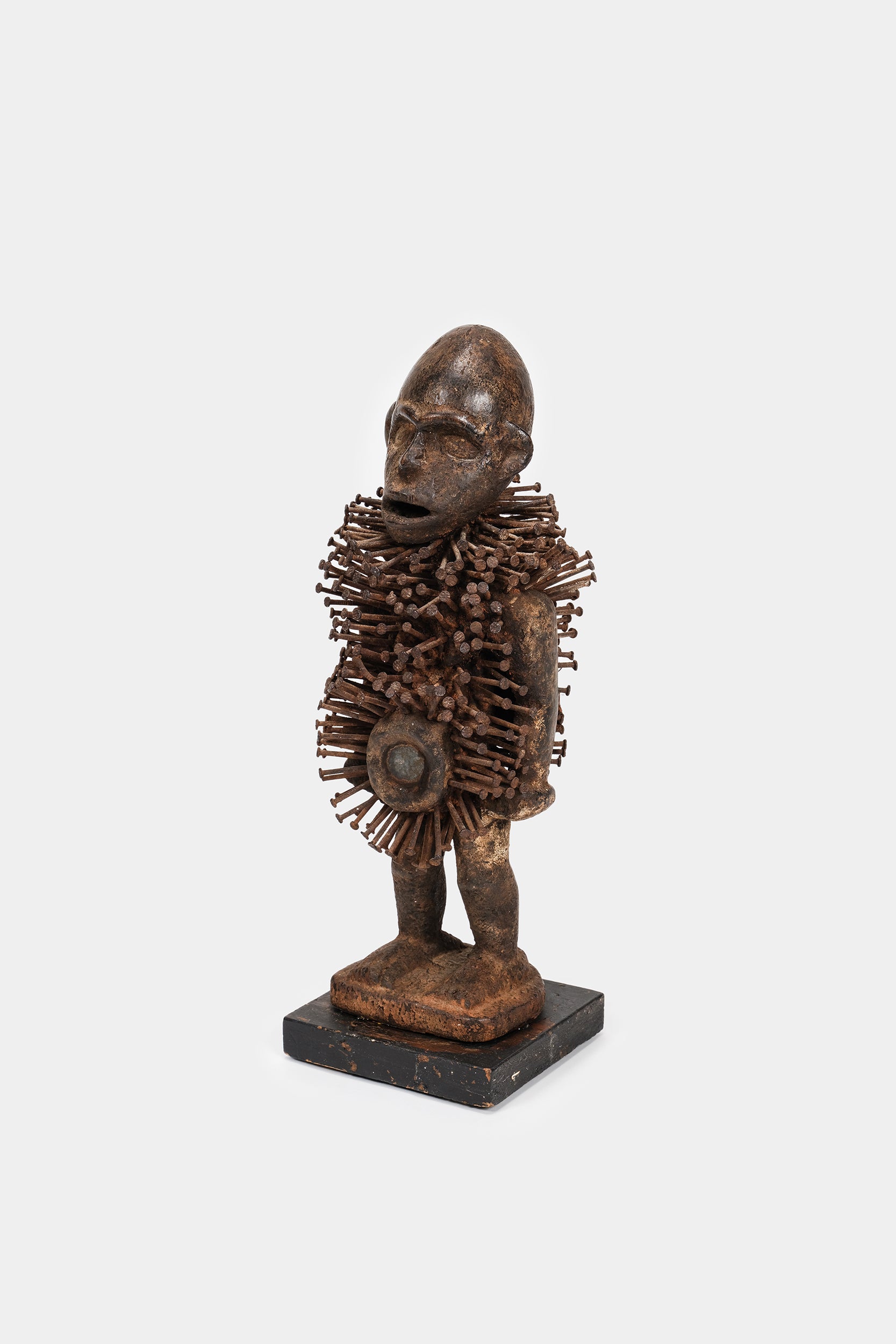 Afrikanische Nagelfetisch Figur, Kongo, 20er