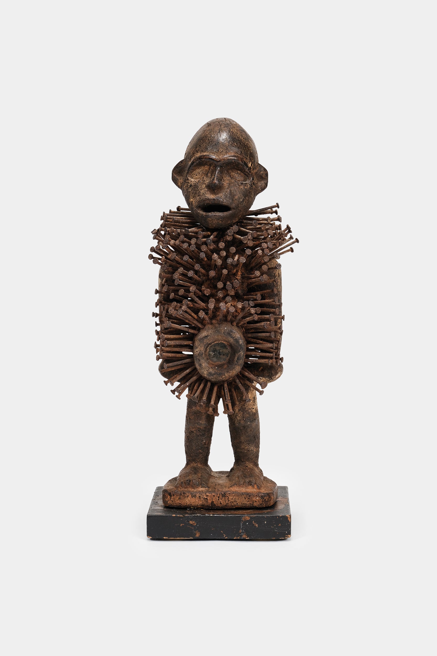 Afrikanische Nagelfetisch Figur, Kongo, 20er