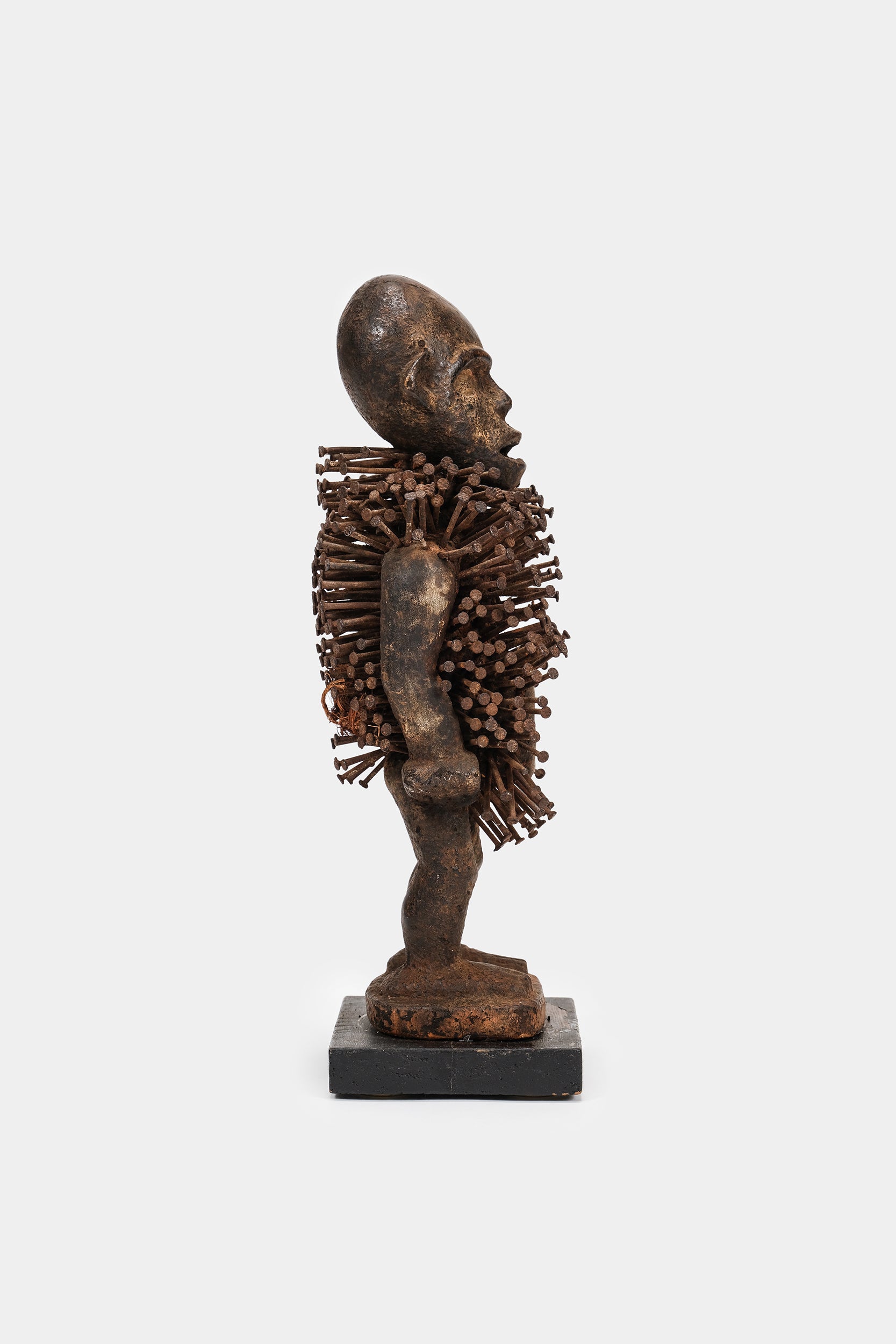 Afrikanische Nagelfetisch Figur, Kongo, 20er