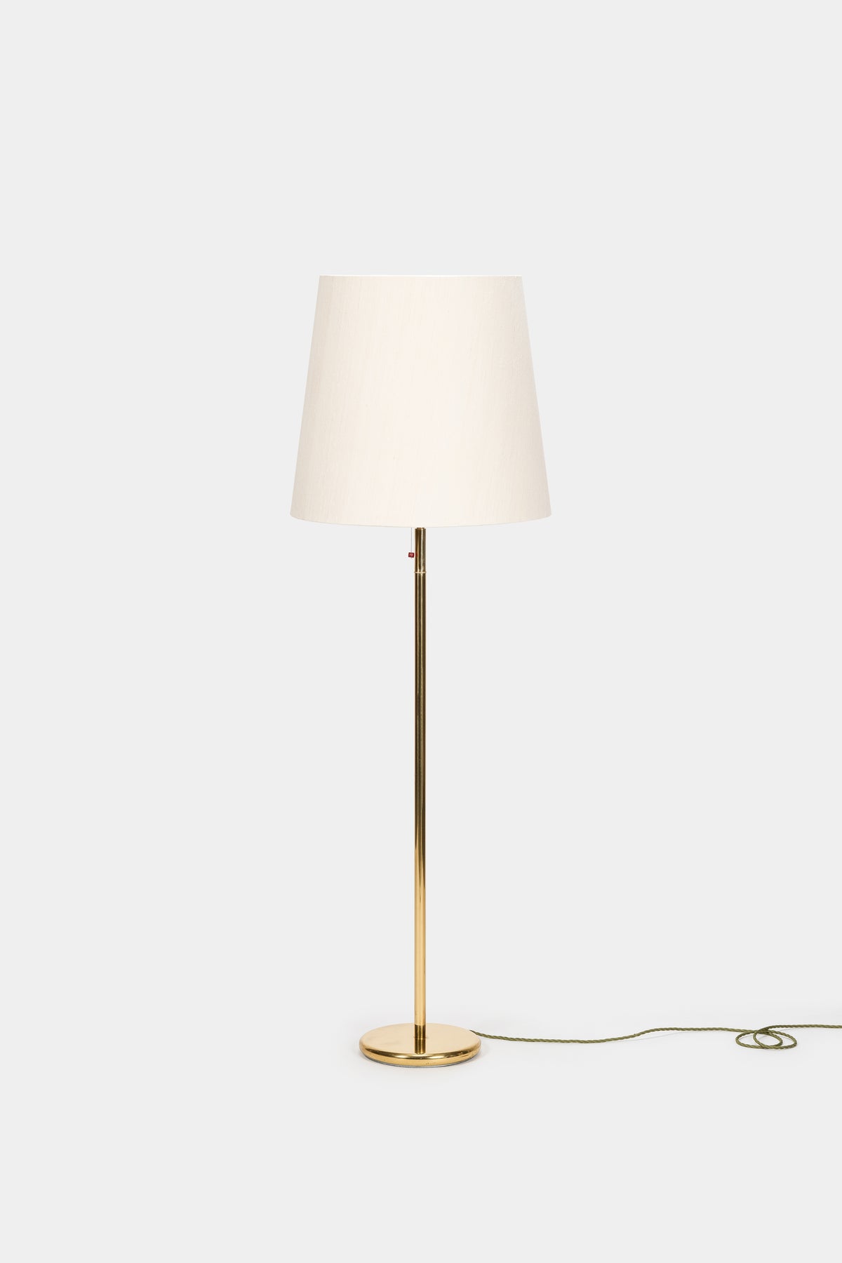 Swiss brass floor lamp, 70s