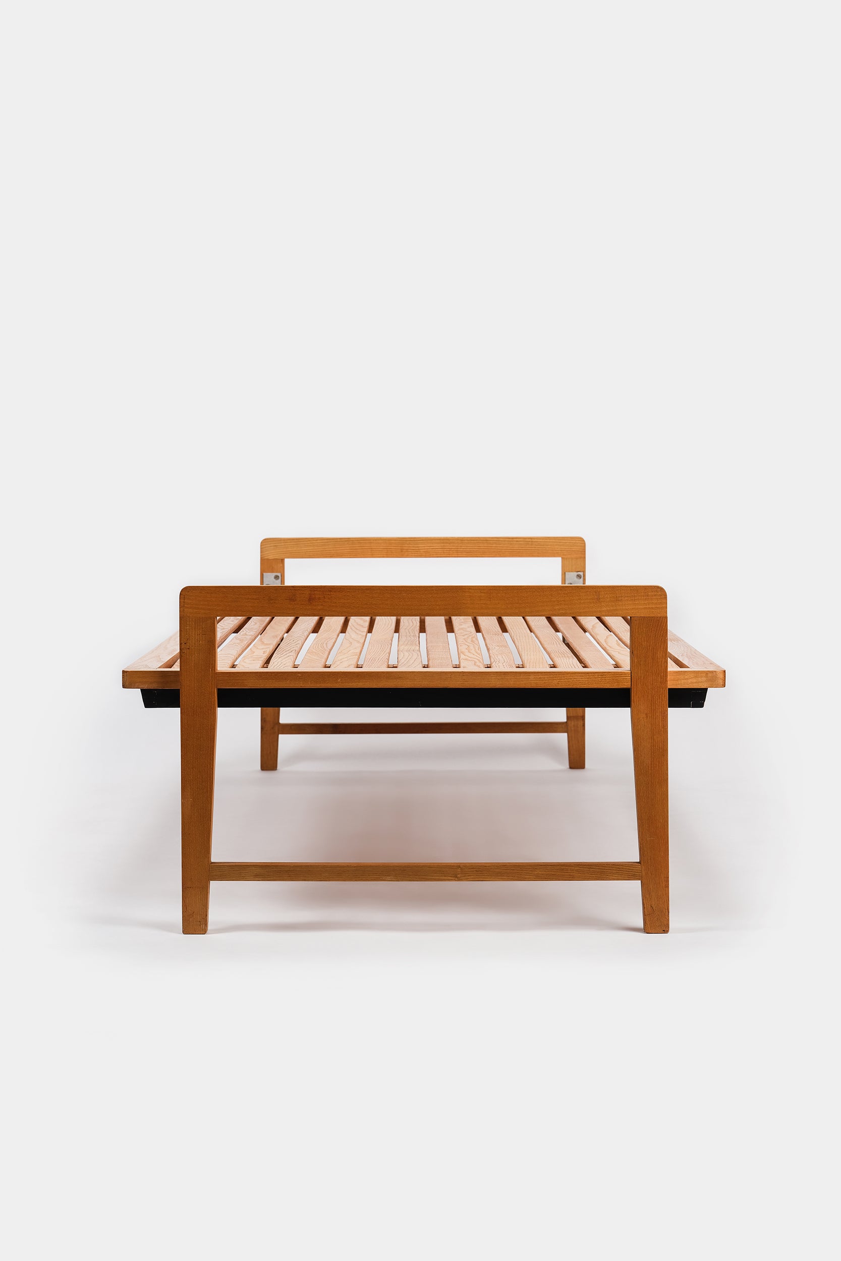 Swiss Bed, ash wood, 50s