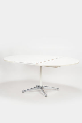 Charles & Ray Eames, round dining table, Hermann Miller, 60s