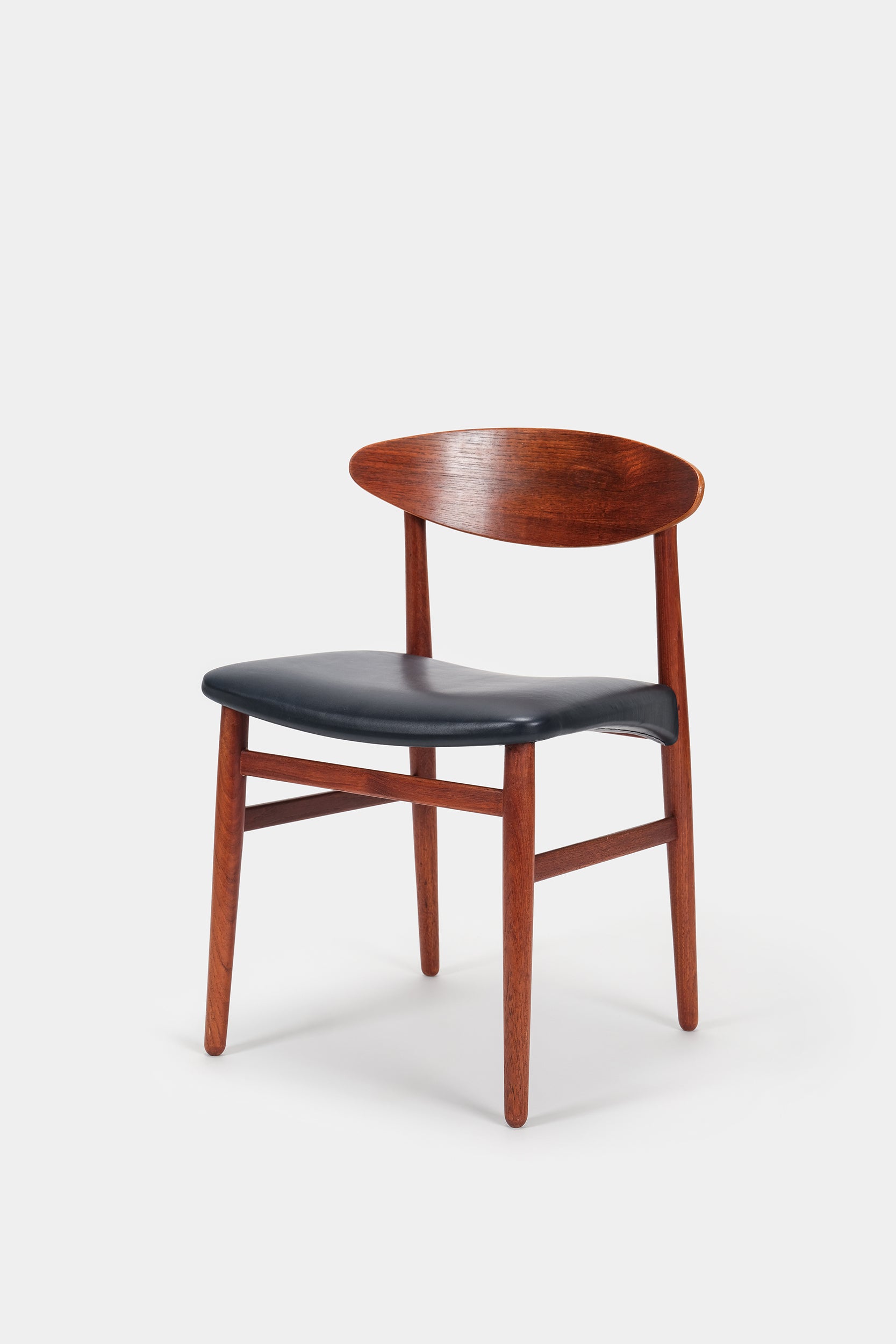 Ejner Larsen and Bender Madsen, Teak Chair, Denmark, 50s