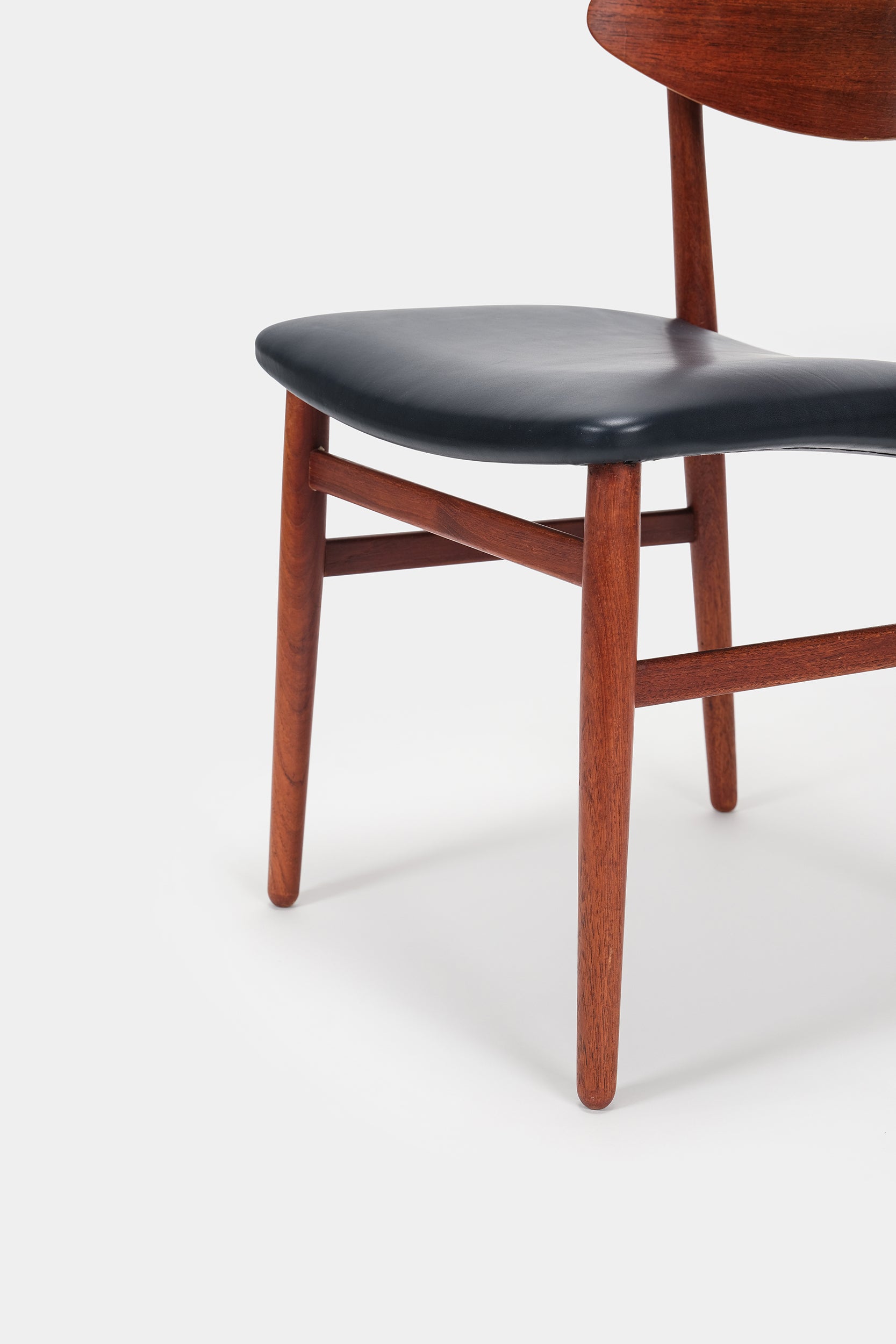 Ejner Larsen and Bender Madsen, Teak Chair, Denmark, 50s