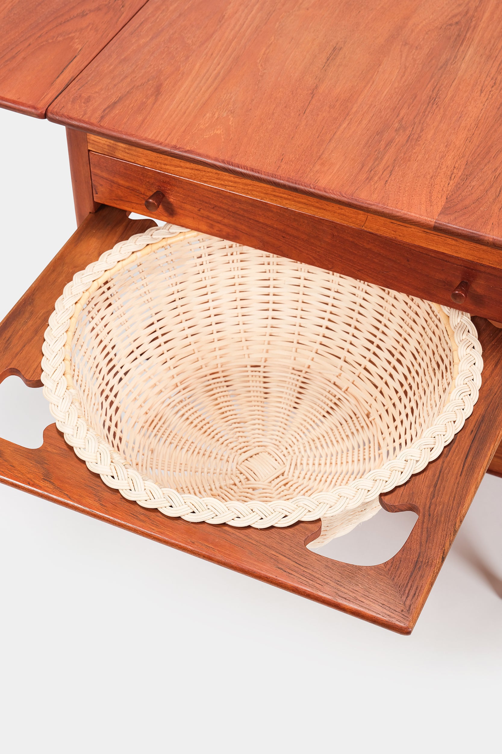 Hans J. Wegner, Andreas Tuck, AT33 Sewing Table, Denmark, 50s