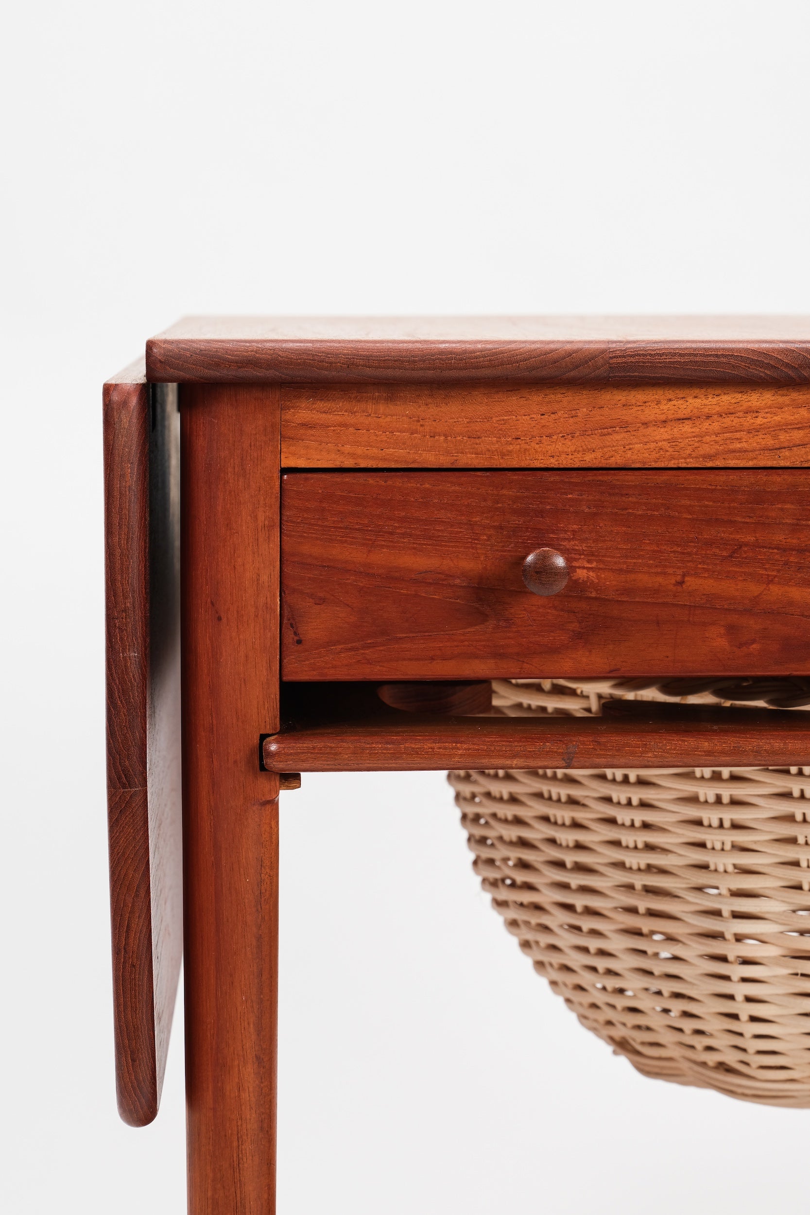 Hans J. Wegner, Andreas Tuck, AT33 Sewing Table, Denmark, 50s