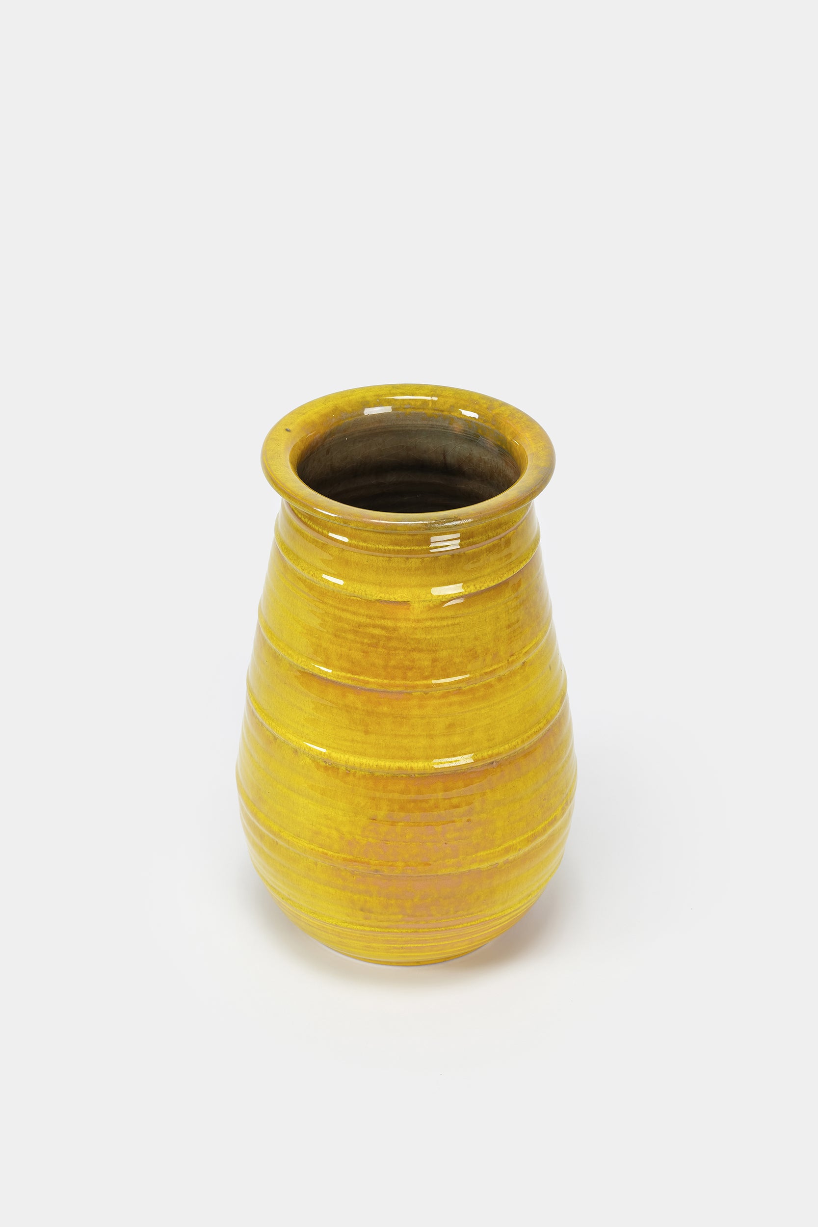 Signierte Keramikvase, Italien, 70er