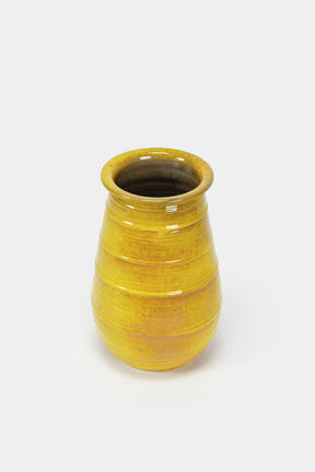 Signierte Keramikvase, Italien, 70er