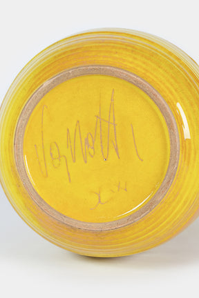 Signierte Keramikvase, Italien, 70er