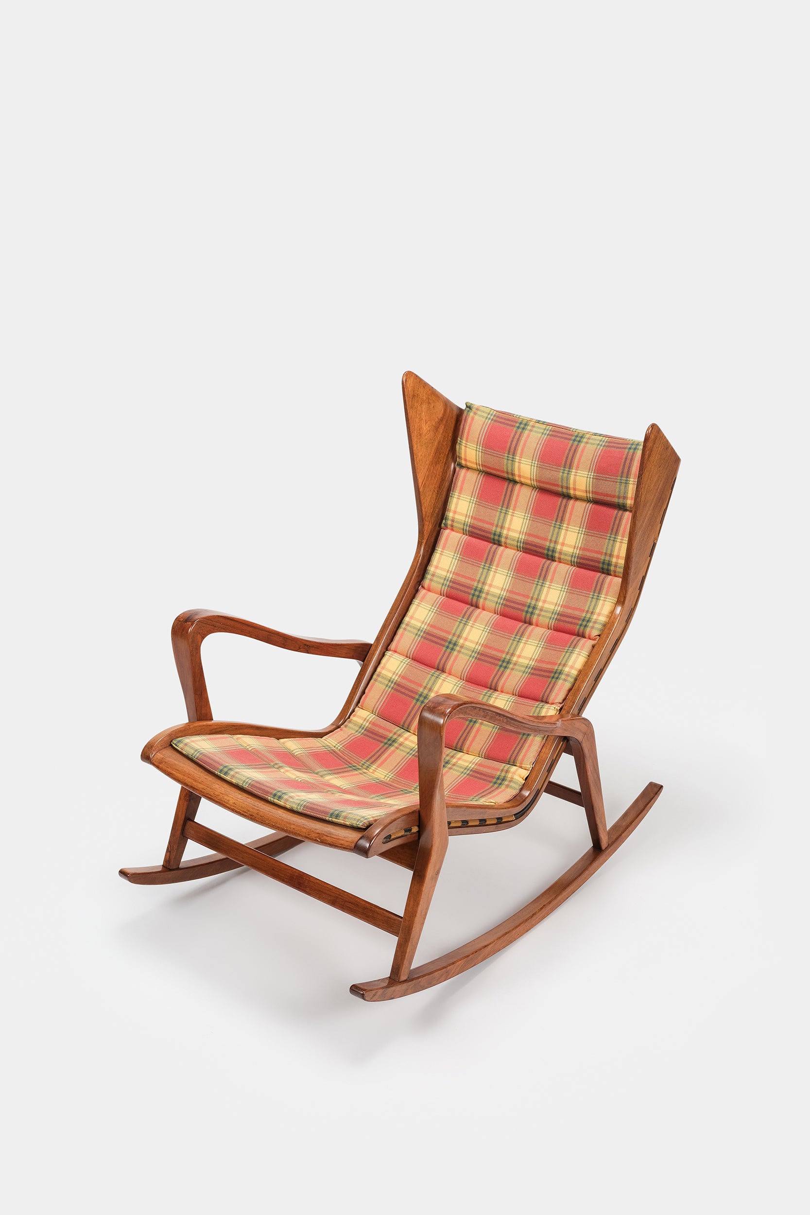 Gio Ponti, Model 572, Cassina Rocking Chair, Italy, 50s