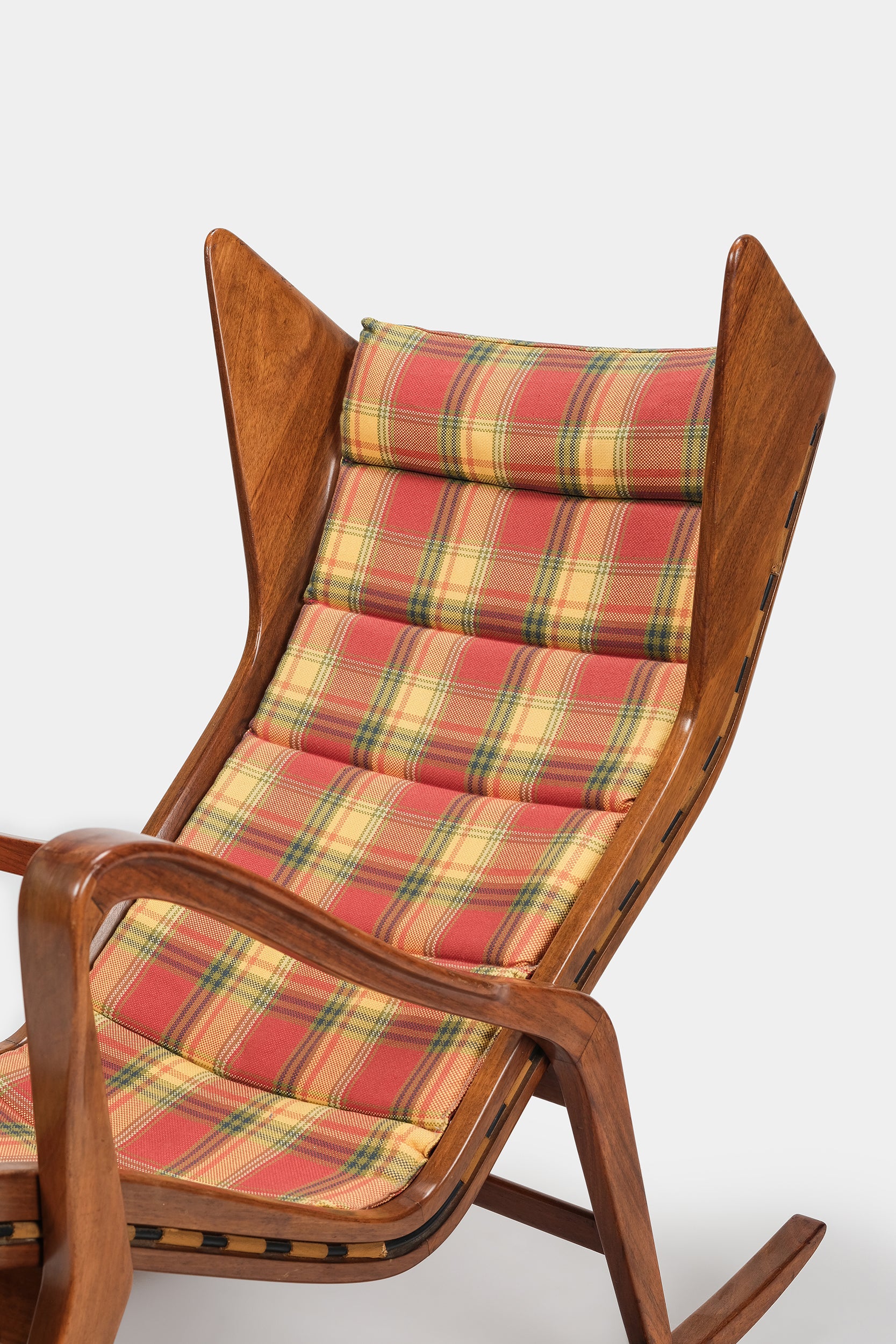 Gio Ponti, Model 572, Cassina Rocking Chair, Italy, 50s