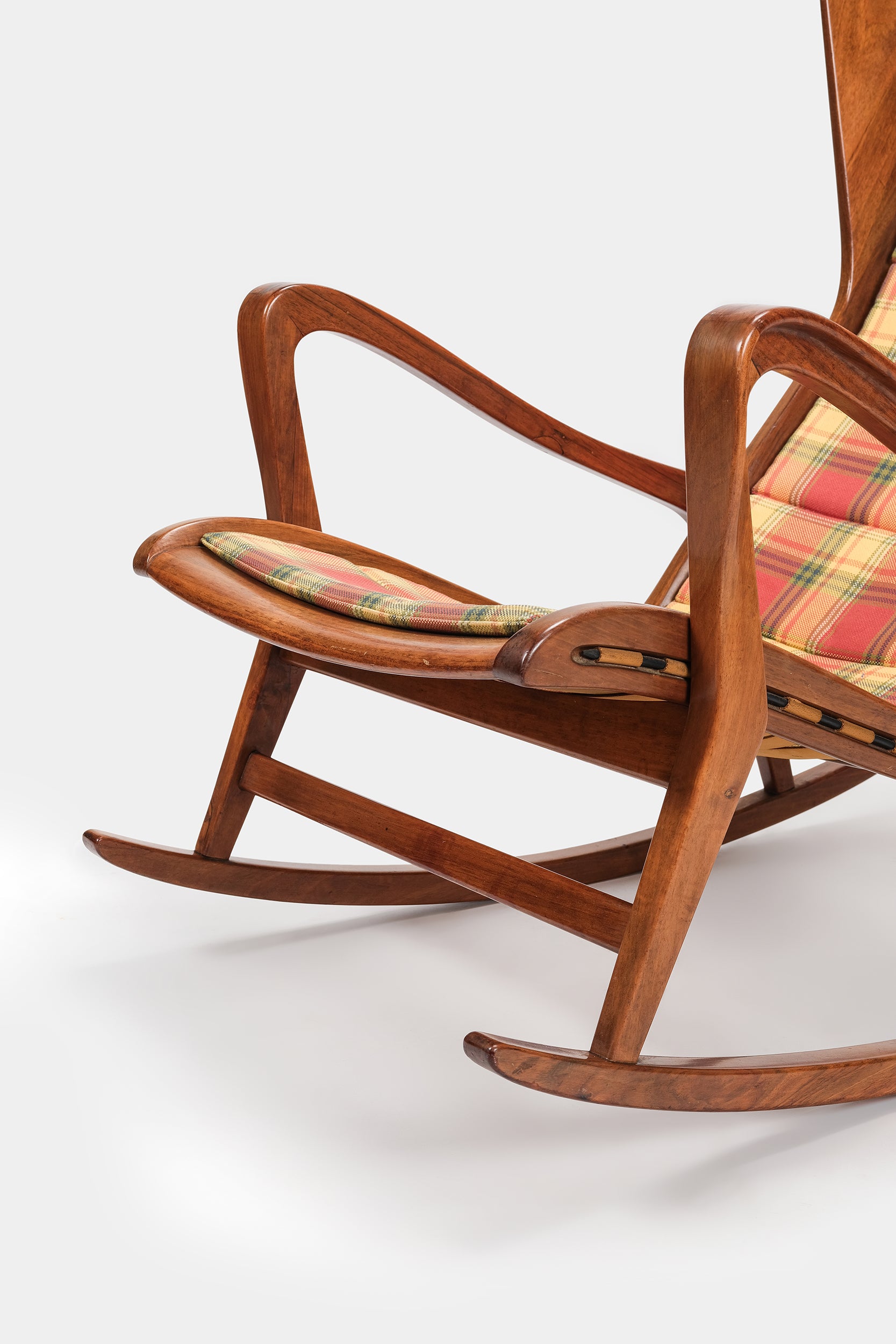Gio Ponti, Model 572, Cassina Rocking Chair, Italy, 50s