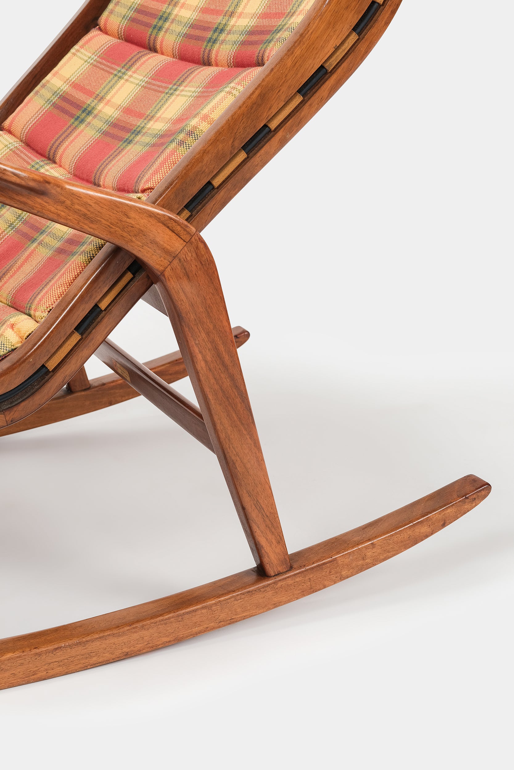 Gio Ponti, Model 572, Cassina Rocking Chair, Italy, 50s