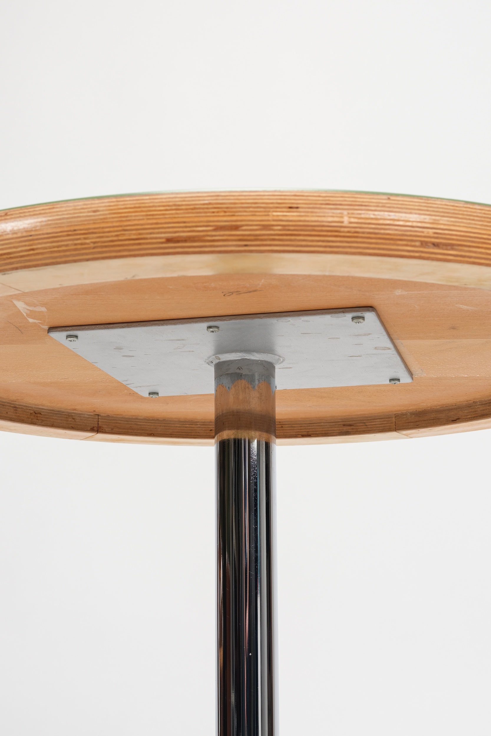 Hans Eichenberger, "Heto" Bistrotisch in Olivgrün, Dietiker, Schweiz, 60er