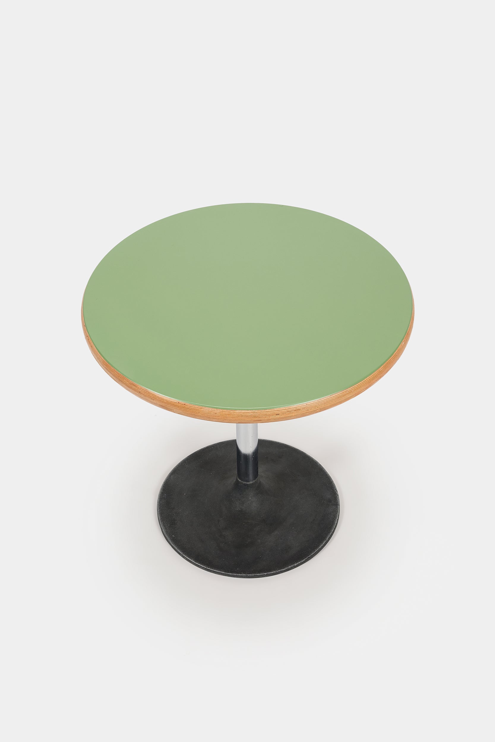 Hans Eichenberger, "Heto" Bistrotisch in Olivgrün, Dietiker, Schweiz, 60er