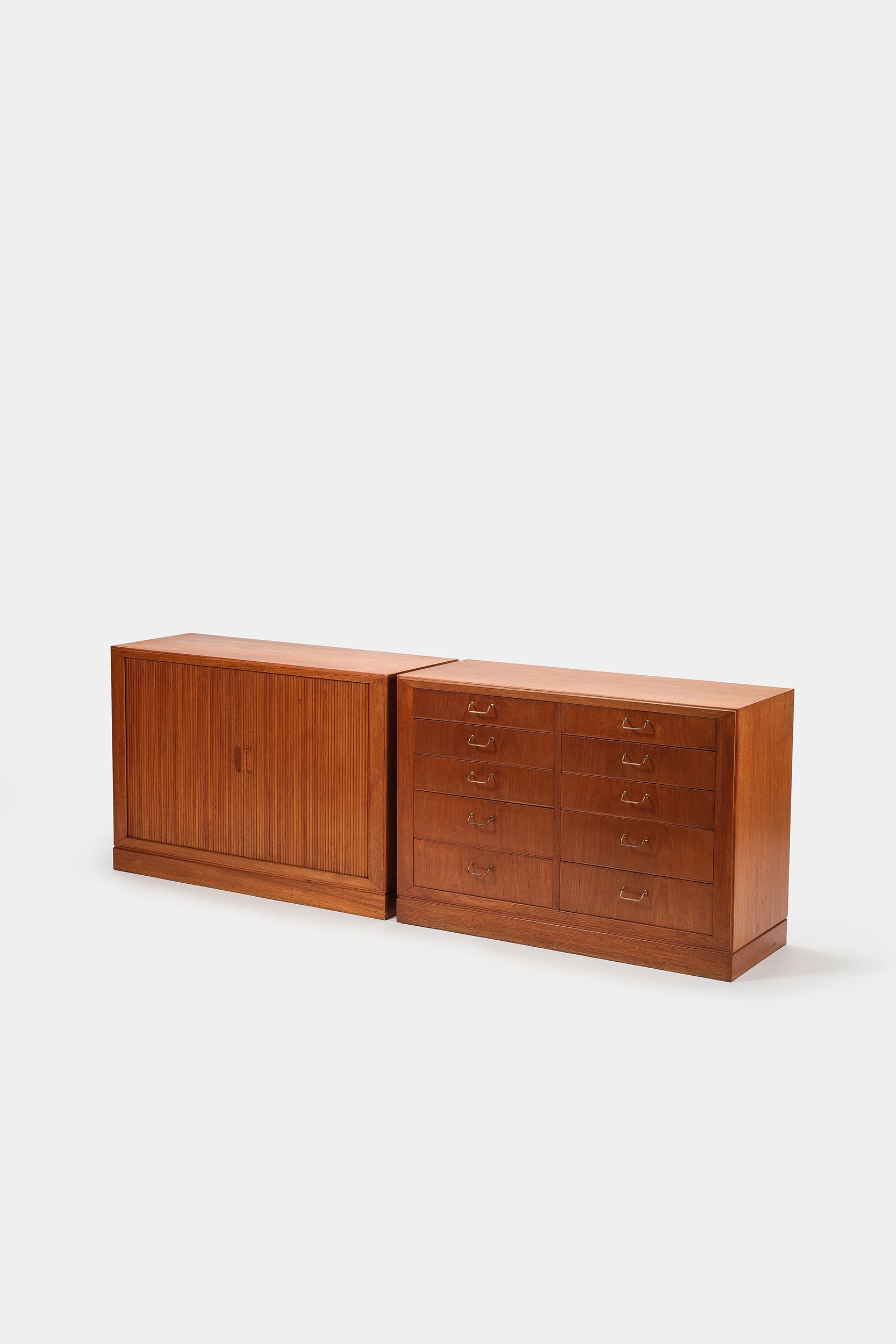 2 Ejner Larsen & Aksel Bender Madsen Cabinets, Denmark, 40s