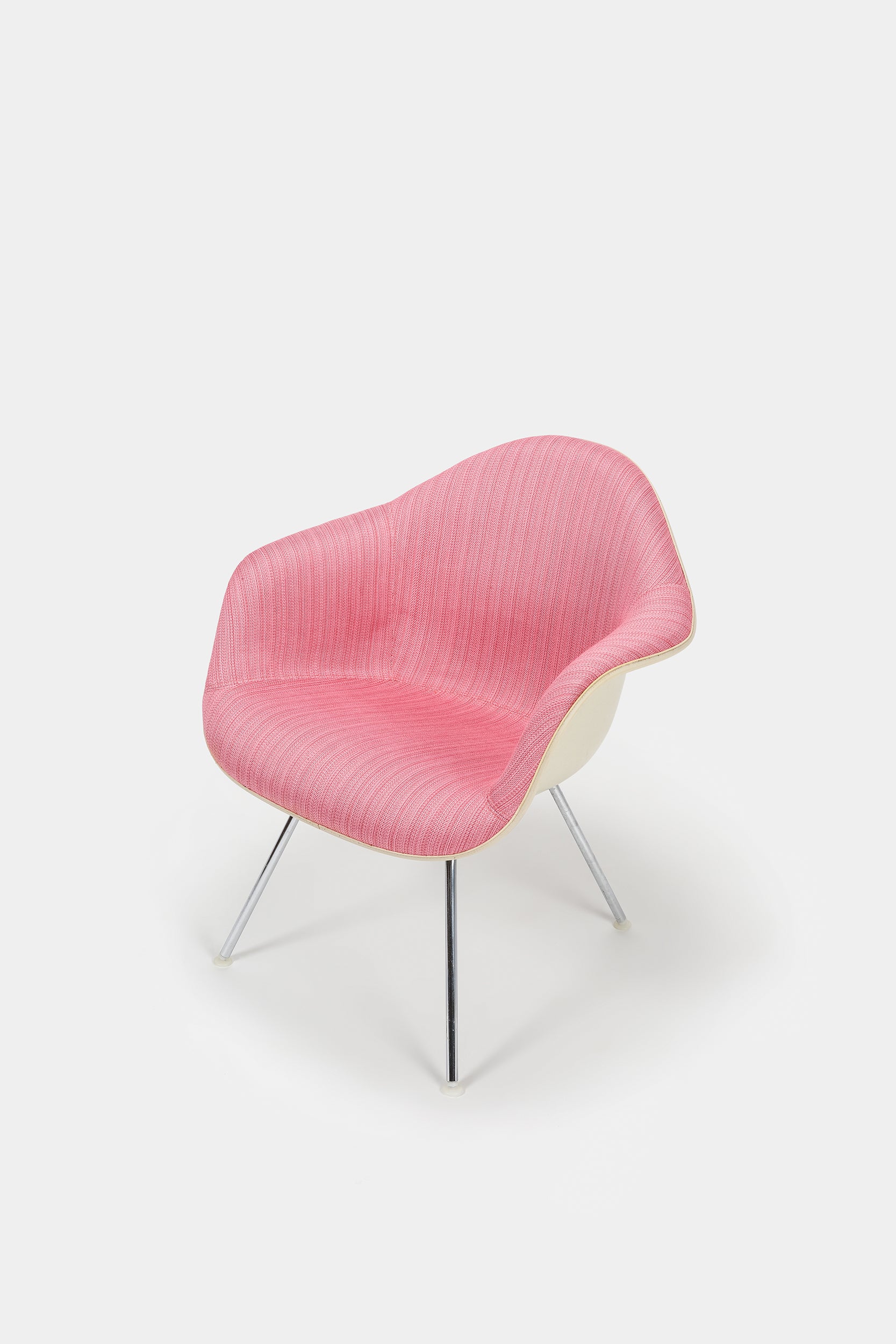 Paar Charles & Ray Eames, Hermann Miller, Pink Low Chair, 70er