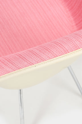 Paar Charles & Ray Eames, Hermann Miller, Pink Low Chair, 70er