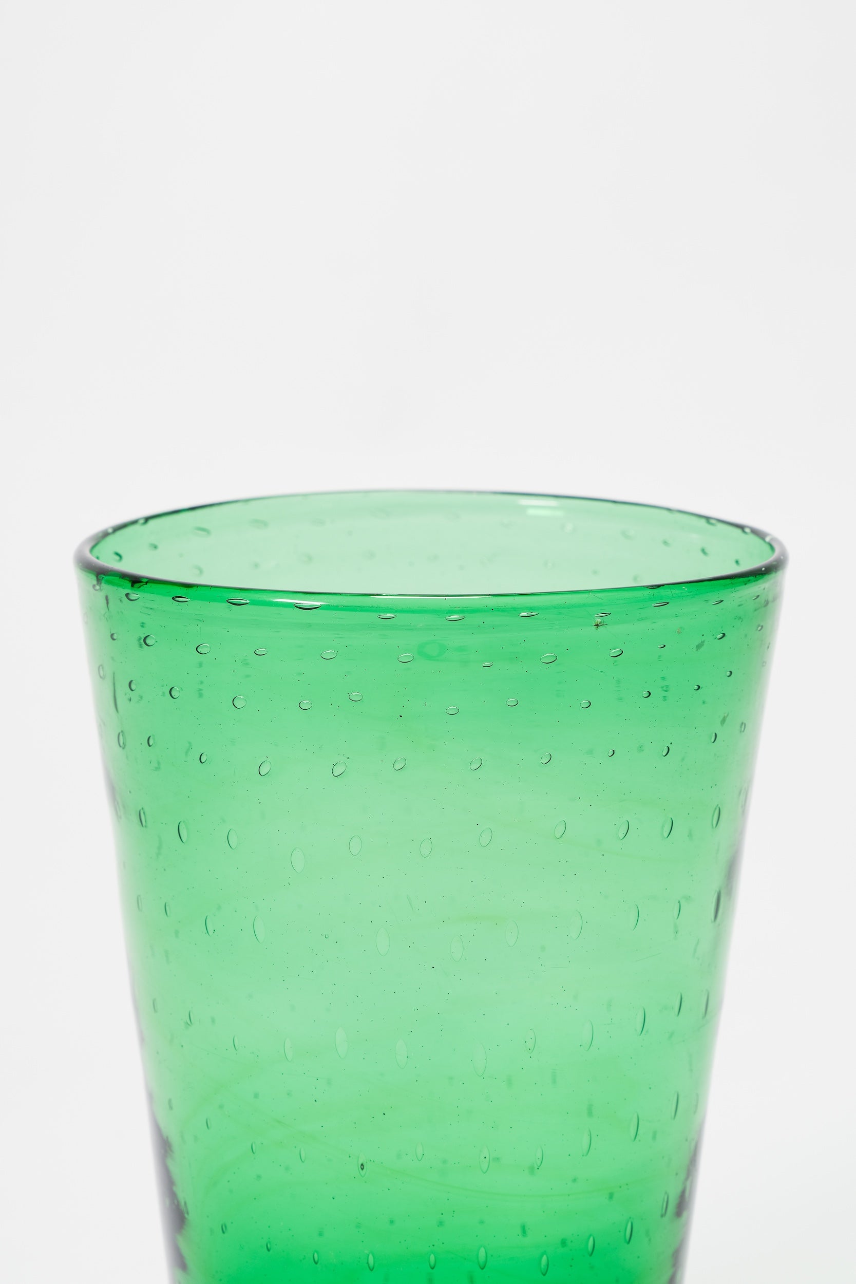Vetro Verde d‘Empoli, Große Vase, Italien, 50er