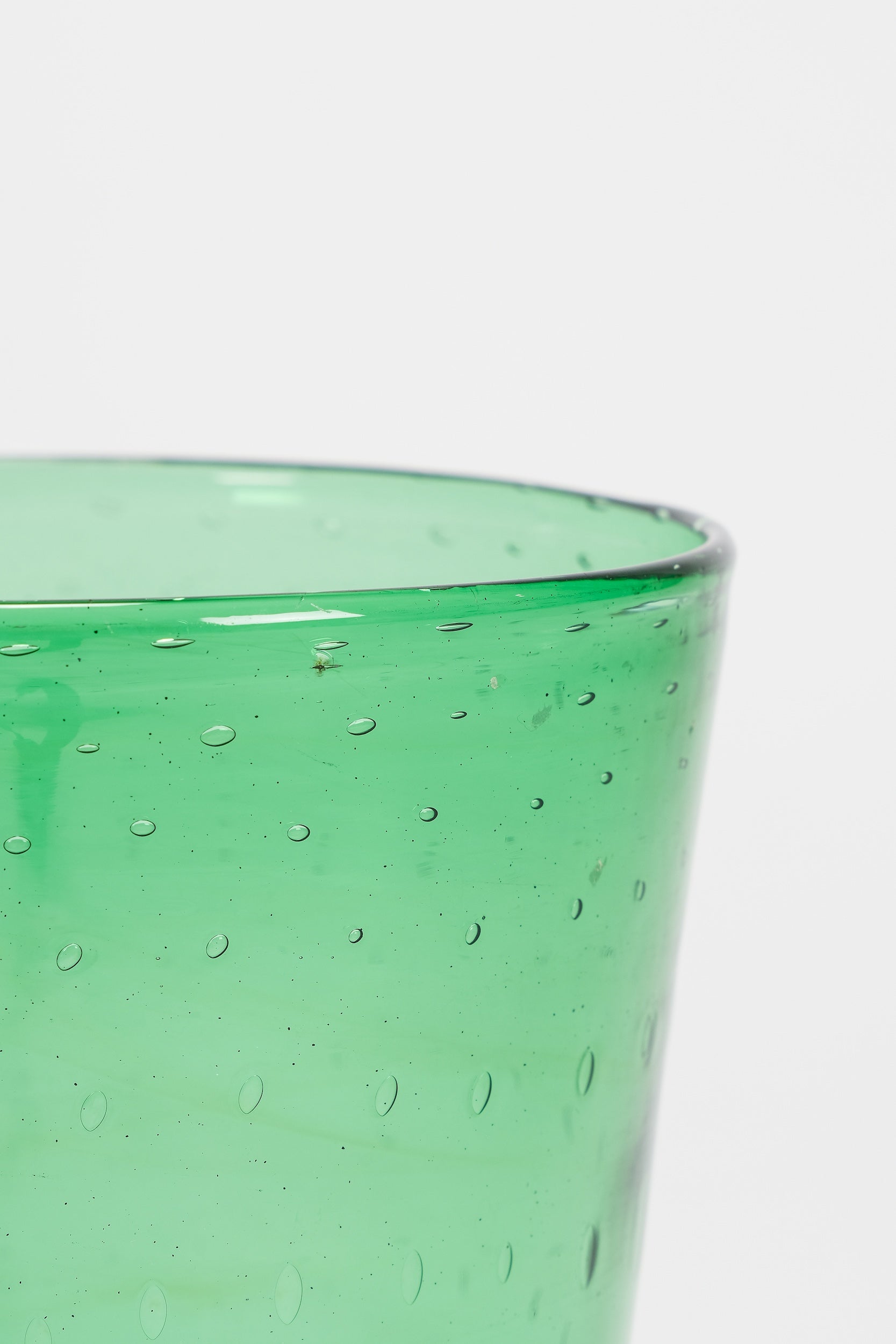 Vetro Verde d‘Empoli, Große Vase, Italien, 50er