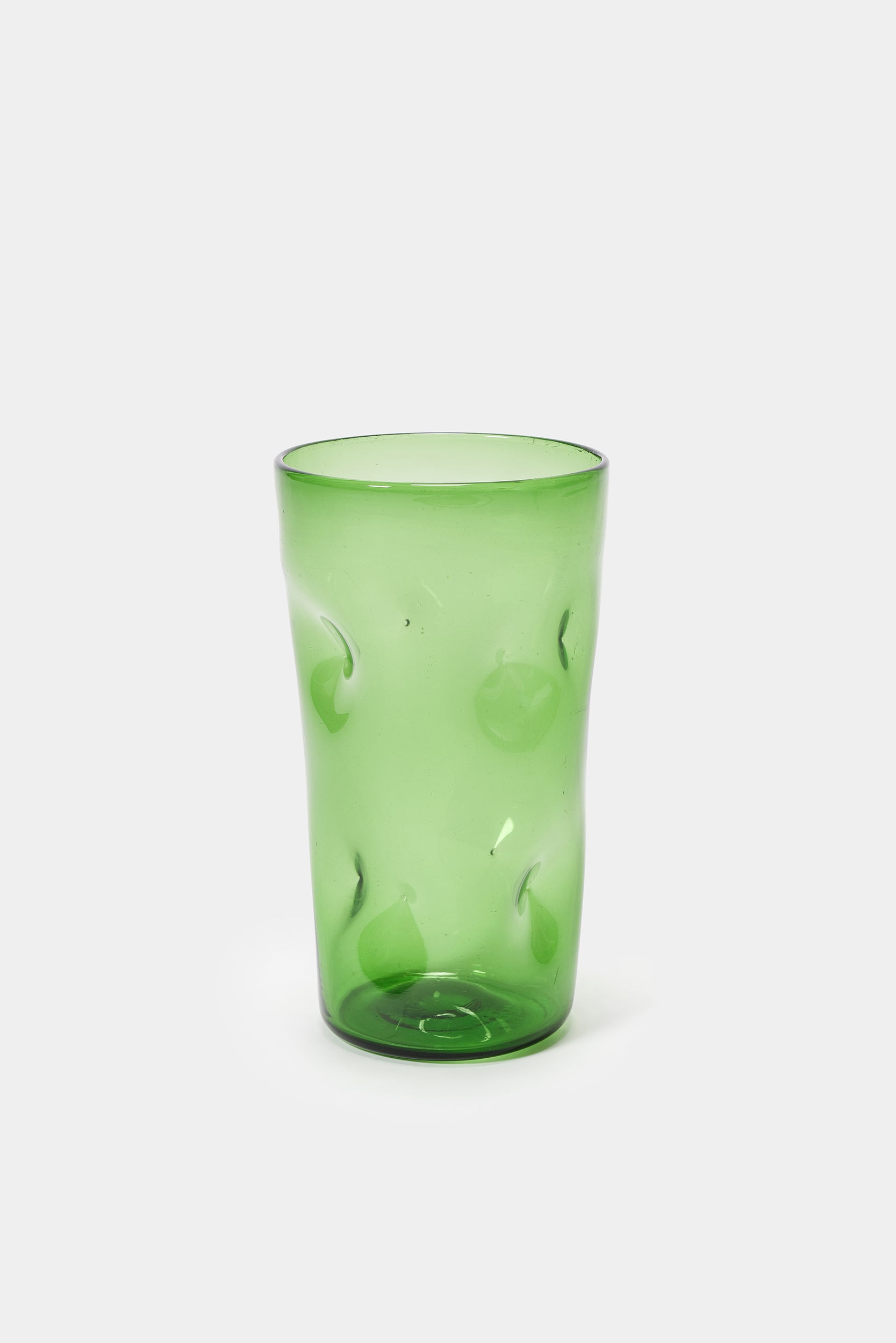 Vetro Verde d'Empoli, Handmade Vase, Italy, 60s