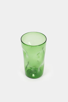 Vetro Verde d'Empoli, Handmade Vase, Italy, 60s