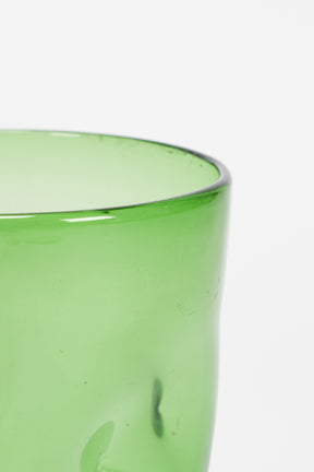 Vetro Verde d'Empoli, Handmade Vase, Italy, 60s