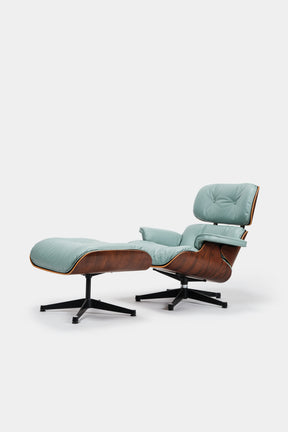 Charles and Ray Eames Lounge Chair and Ottoman, USA, 70s