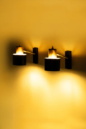 Paar Jo Hammerborg, Alfa Wandlampen, Fog & Mørup, Dänemark, 60er