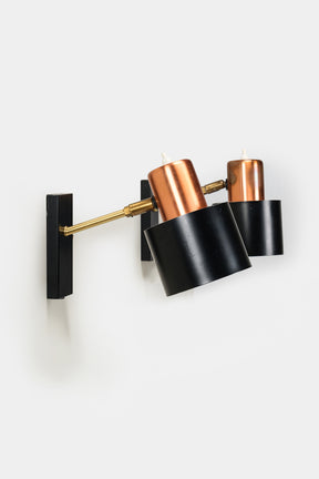 Paar Jo Hammerborg, Alfa Wandlampen, Fog & Mørup, Dänemark, 60er