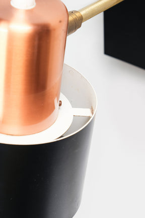 Paar Jo Hammerborg, Alfa Wandlampen, Fog & Mørup, Dänemark, 60er