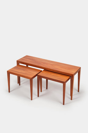 Severin Hansen, Haslev Møbelsnedkeri, Satztische, Dänemark, 60er