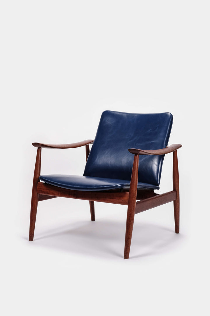 Vintage Design Leder Sessel Skandinavisch
